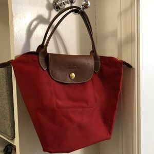 Longchamp bag, red